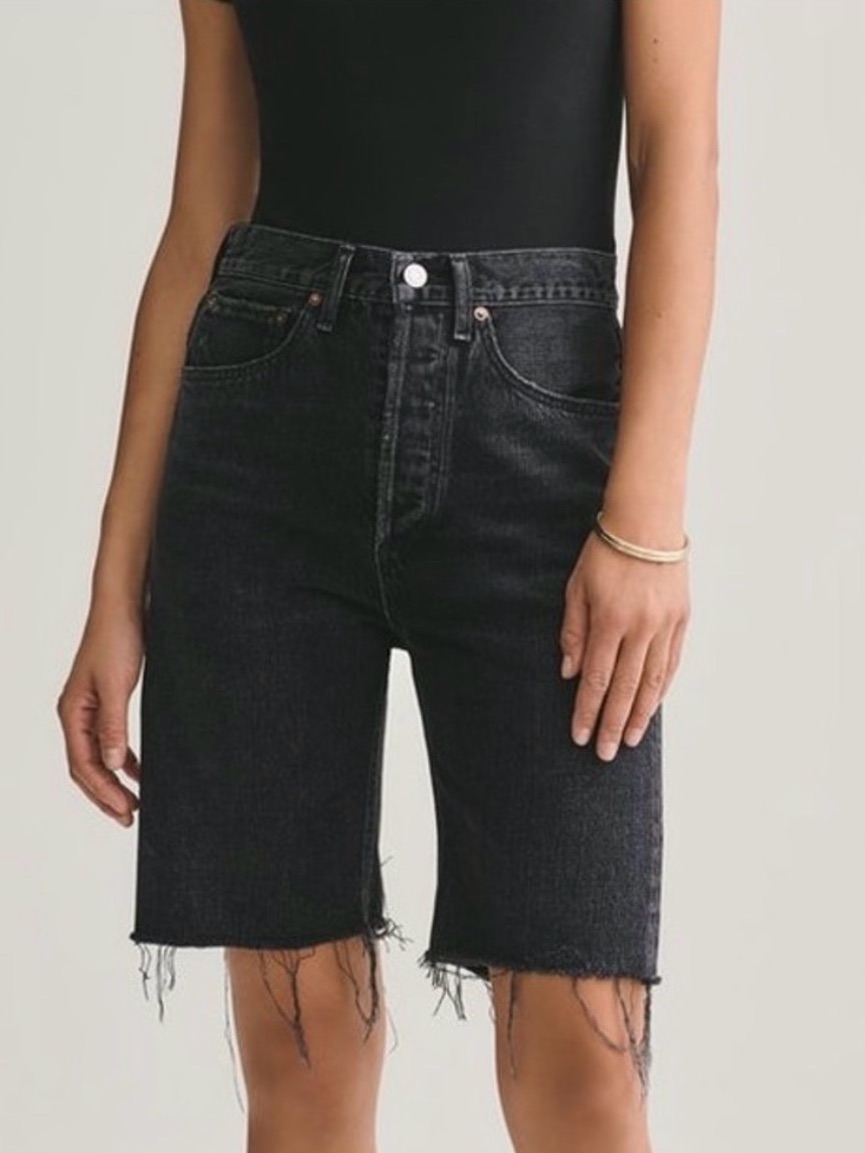 Agolde 90s Shorts Black 32